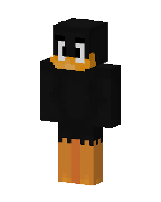 Daffy Duck skin, 3D preview