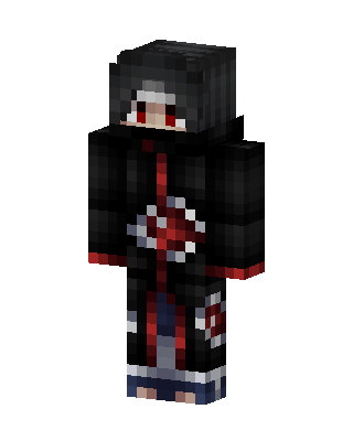 Itachi Uchiha skin, 3D preview