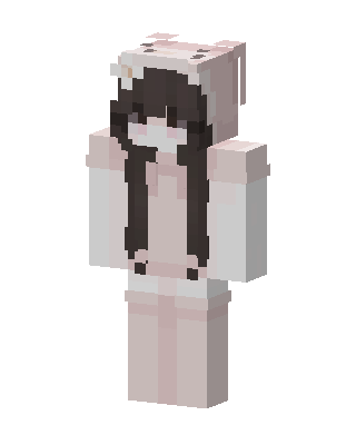 Piglet Hoodie Girl Minecraft cat girl skin