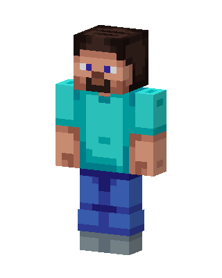 Teal Mob Boy skin, 3D preview