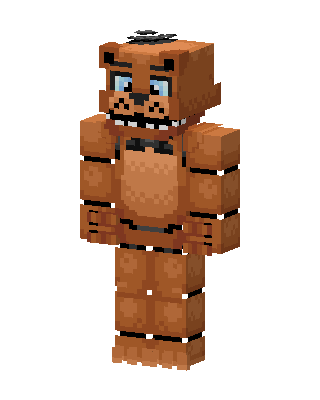 Freddy Fazbear Minecraft skin