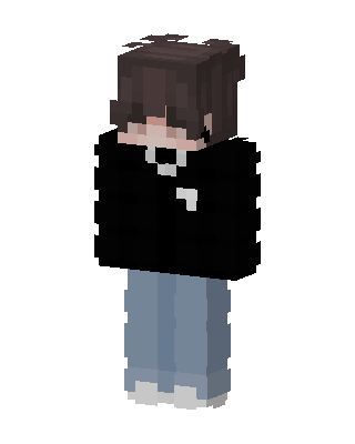 Casual Hoodie Boy skin, 3D preview