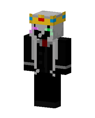 Ranboo With Crown skin, 3D preview