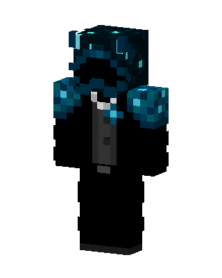 Sculk Tuxedo skin, 3D preview