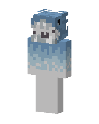 Blue Animal skin, 3D preview