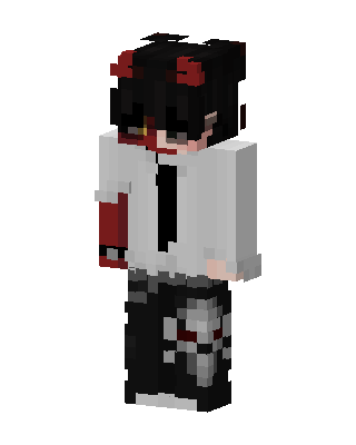 White Player Boy skin, 3D preview