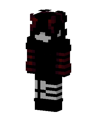 Crimson Emo skin, 3D preview