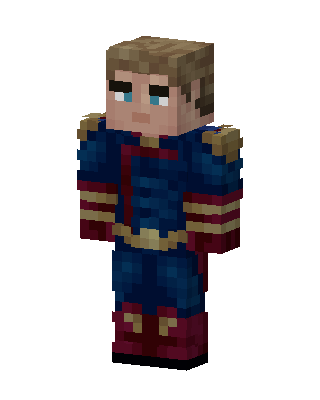 Captain Marvel skin, 3D preview