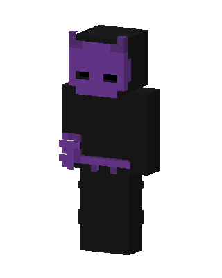 Black Villain skin, 3D preview