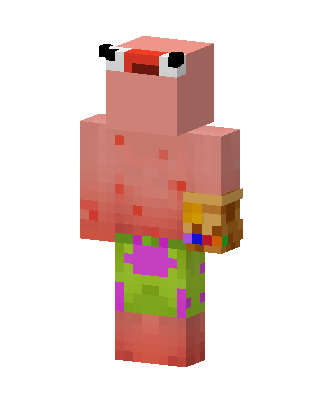 Patrick Star skin, 3D preview
