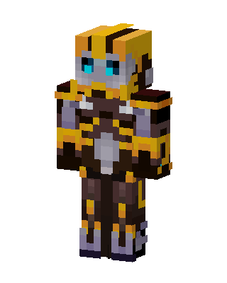Golden Armored Knight Minecraft skin