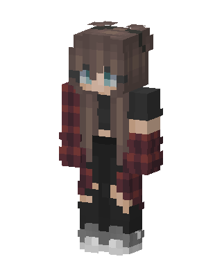 Plaid Grunge Girl Minecraft skin