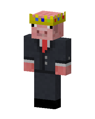 Technoblade skin, 3D preview