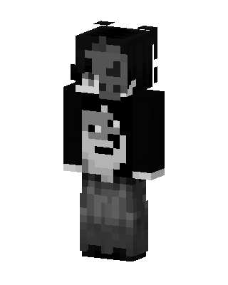 Black Player Girl skin, 3D preview
