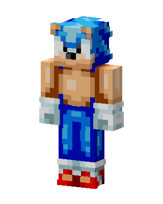 Sonic Minecraft skin