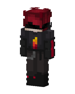 Crimson Techwear skin, 3D preview