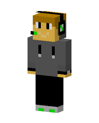 Gamer Hoodie skin, 3D preview