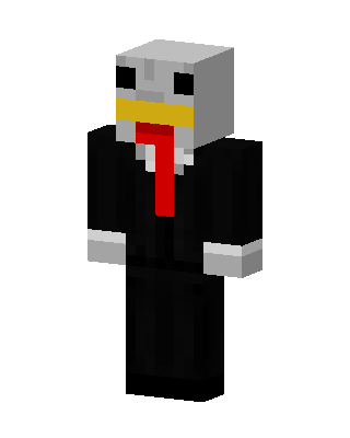 Chicken Businessman skin, 3D preview