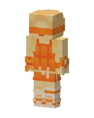 Orange Creamsicle skin, 3D preview