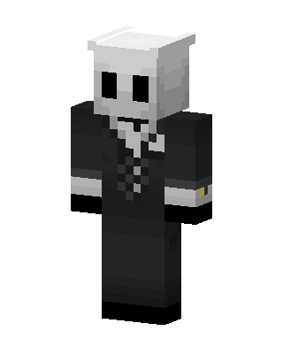 Skeleton Gentleman skin, 3D preview