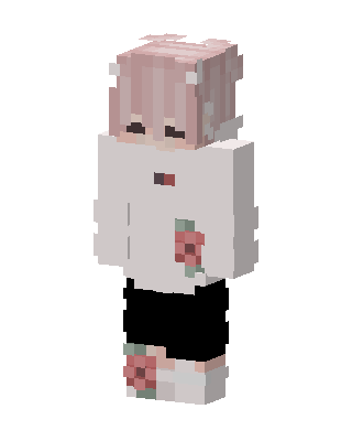 Rosy Hoodie skin, 3D preview