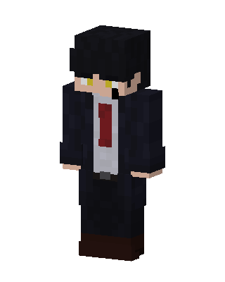 Black Suit Boy Minecraft black skin