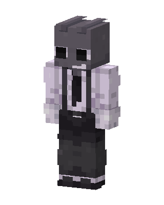 Gray Suit Critter skin, 3D preview