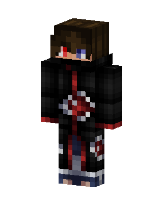 Akatsuki Sharingan Minecraft skin