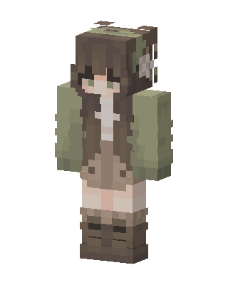 Mossy Cottage Girl Minecraft skin