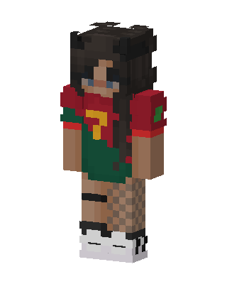 Green Player Girl Minecraft skin
