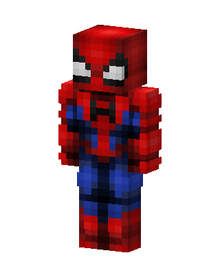 Spider-Man skin, 3D preview
