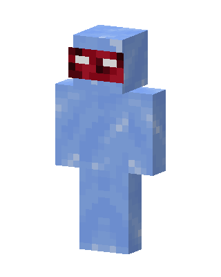 Blue Mob skin, 3D preview