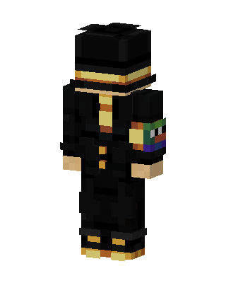 Golden Gentleman Minecraft skin