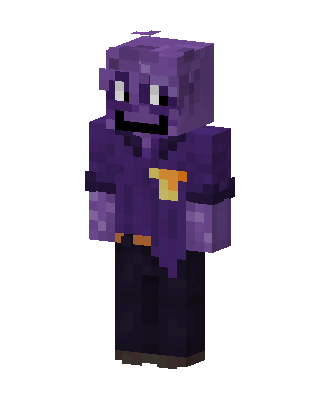 Purple Guy skin, 3D preview
