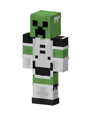 Maid Creeper skin, 3D preview