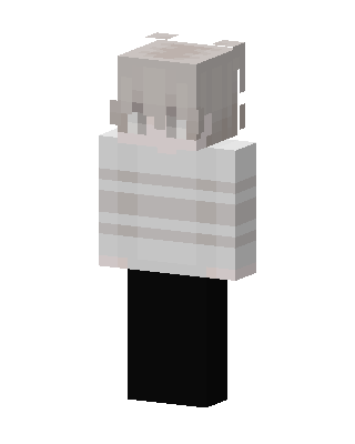 Striped Sweater Boy skin, 3D preview