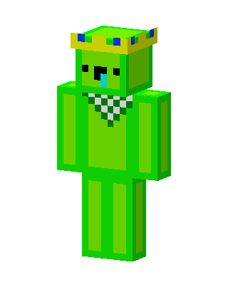 Slime King skin, 3D preview