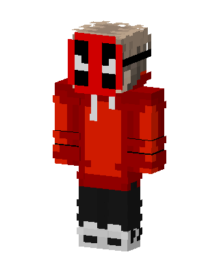 Red Masked Hero Boy Minecraft skin