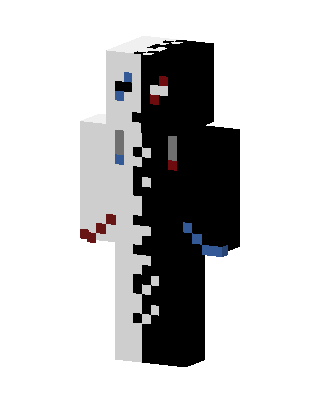 Black Mob skin, 3D preview