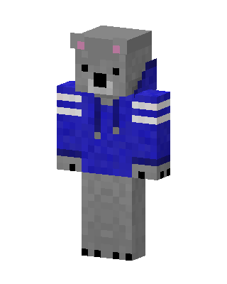 Gray Athlete skin, 3D preview