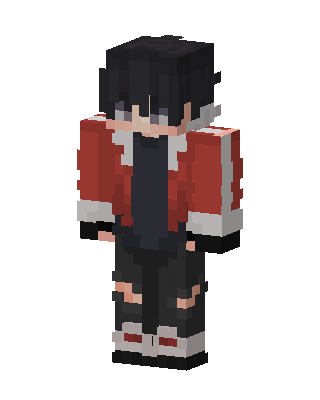 Black Anime Boy Minecraft skin
