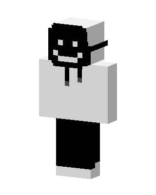 Smiley Hoodie skin, 3D preview
