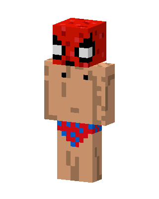 Brown Costume Boy skin, 3D preview