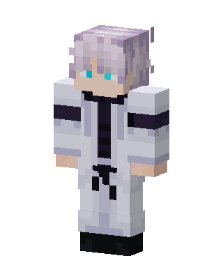 White Suit Girl skin, 3D preview