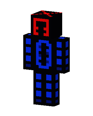 Neon Robot skin, 3D preview