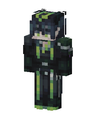 Toxic Wraith skin, 3D preview