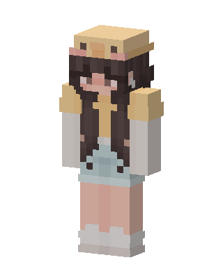 Duckling Hat Girl Minecraft skin