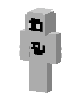 Gray Ghost skin, 3D preview