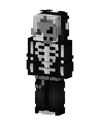 Skeleton Hoodie Minecraft skin