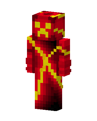 Lava Creeper skin, 3D preview